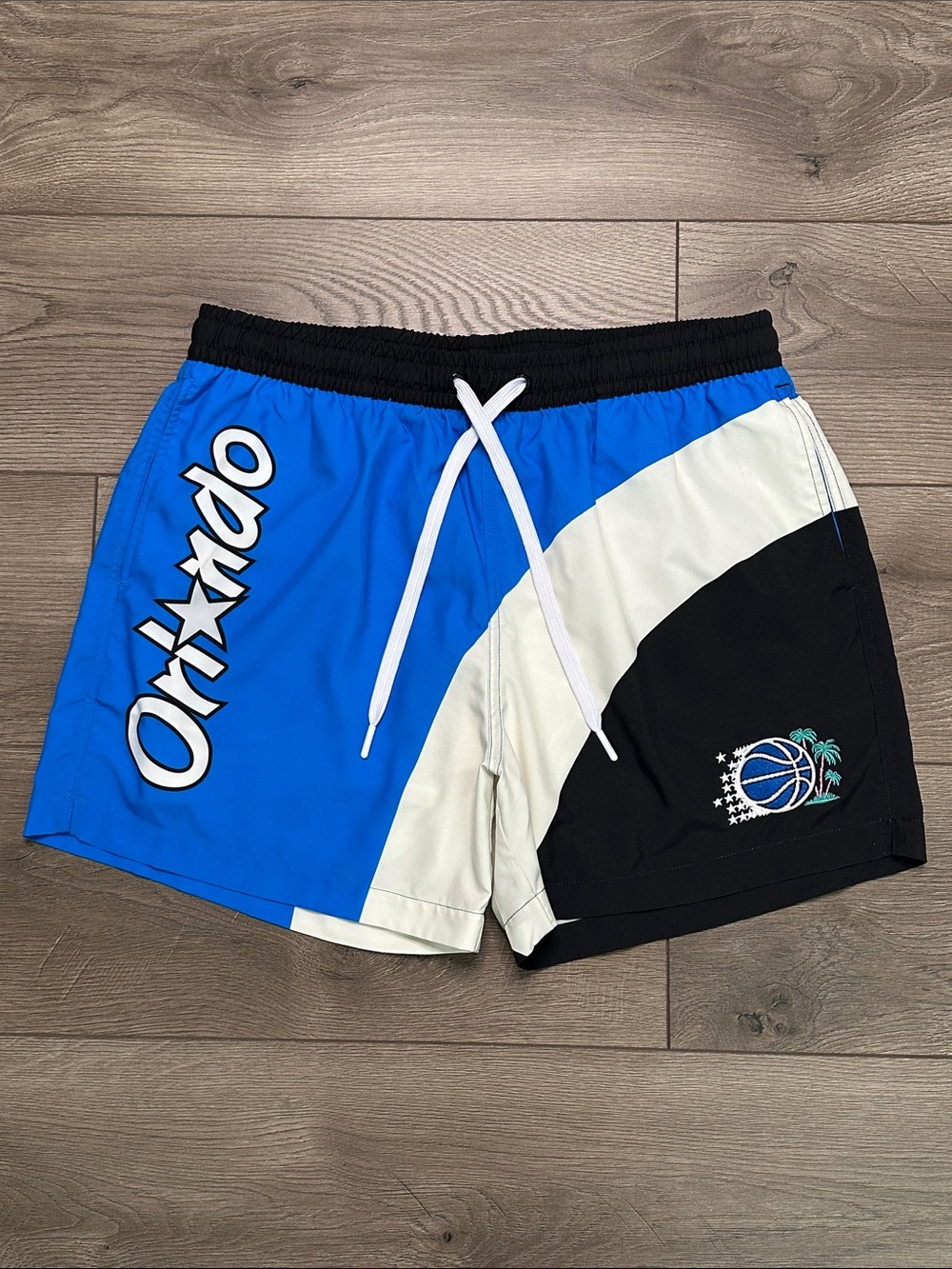 Orlando Magic X Duvin 5” Lined Training Shorts Limited Edition Blue Black Large